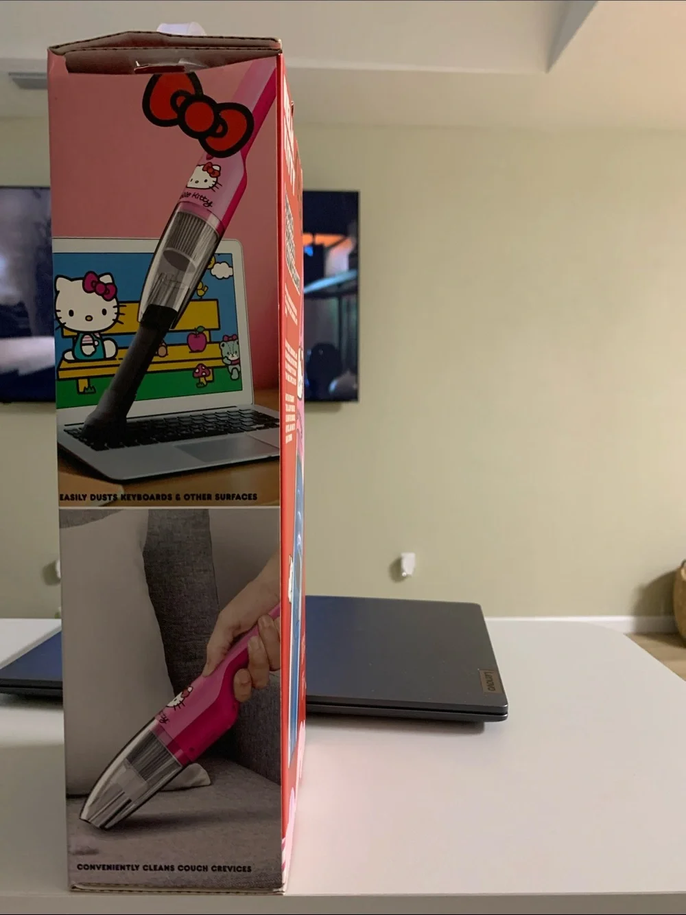 Hello Kitty Pink and Blue Handheld Cordless Vacuum - Picture 2 of 4